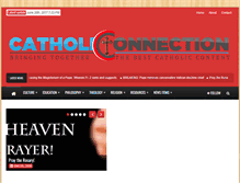 Tablet Screenshot of catholiconnection.com